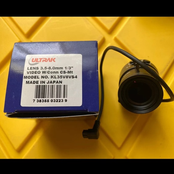 Ultrak KL35V8VS4 CCTV Security “Camera Lens Only.” Made In Japan. Brand New!!! - Picture 1 of 6